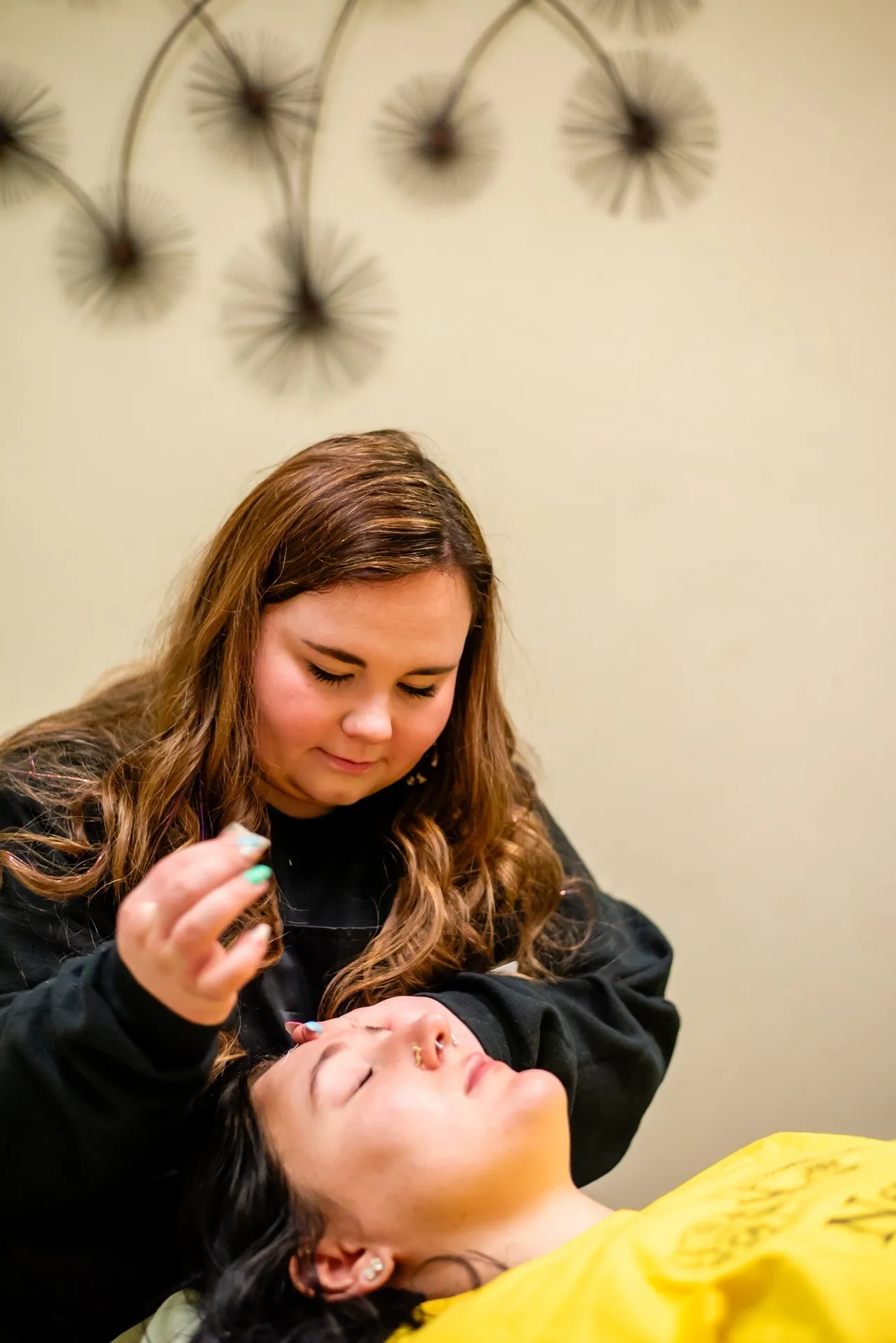 Calm spa session with professional therapist