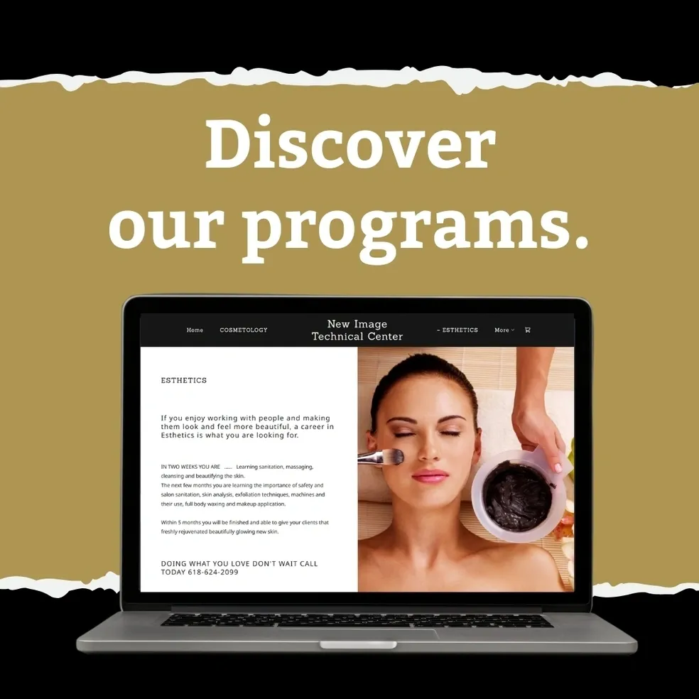 New Image Technical Center webpage display